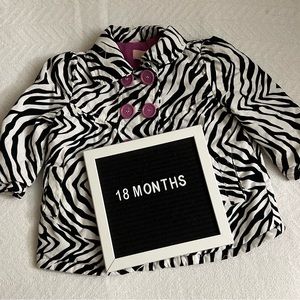 Zebra print jacket